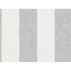 A.S. Création Vliestapete Memory mit Blockstreifen in Grau und Weiß.