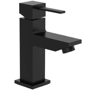 Eisl Waschtischarmatur Calvino, schwarz matt. Moderne Armatur für Waschbecken im Bad.
