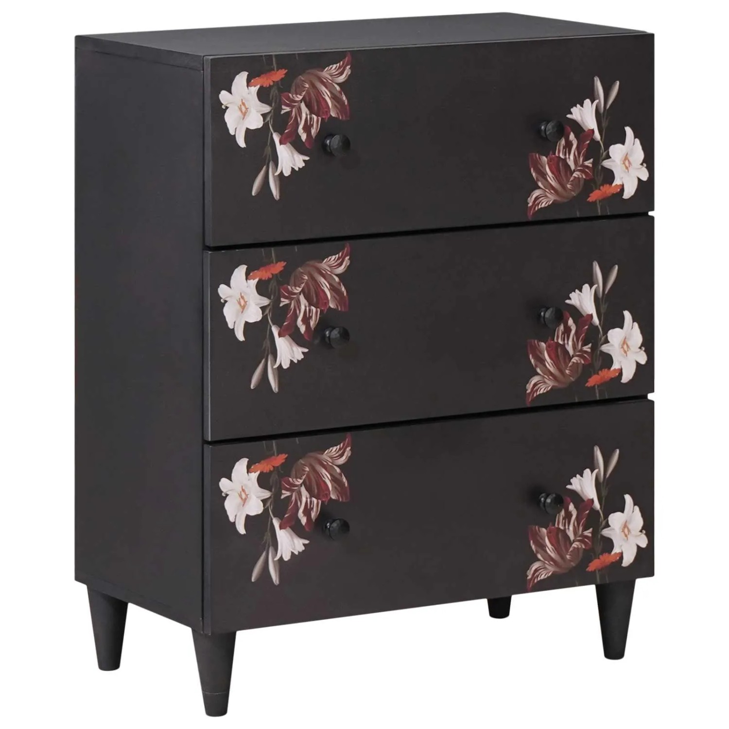 vidaXL Stauraumschränke Mehrfarbig 60 x 33,5 x 75 cm Massivholz Mango 4018703