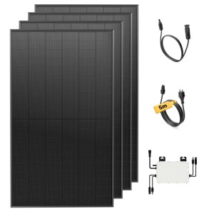 Solakon Balkonkraftwerk 2000W Solaranlage Steckerfertig Komplettset Photovoltaik Anlage 800W Kabellänge 5m