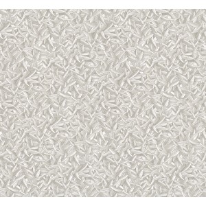 Glööckler Vliestapete Imperial Feder Uni Pearl: Tapete mit Feder-Muster in Perlmutt-Optik.
