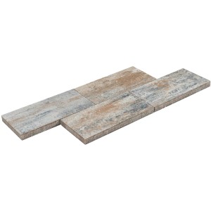 Diephaus Terrassenplatte Daras Muschelkalk, 60x30 cm, für Terrasse und Gehwege.