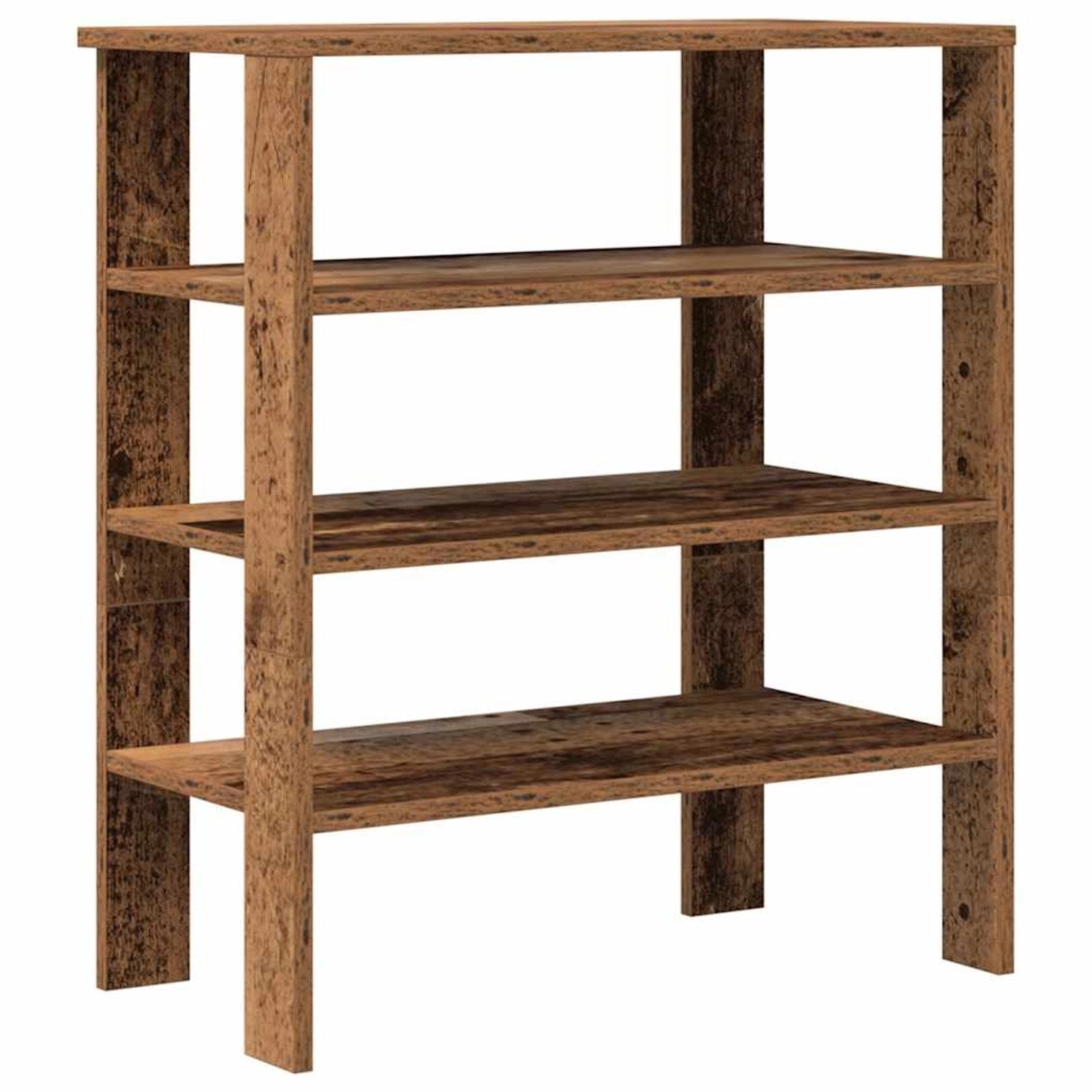 vidaXL Schuhregal Altholz-Optik 61x32x70 cm Holzwerkstoff 859849 günstig online kaufen