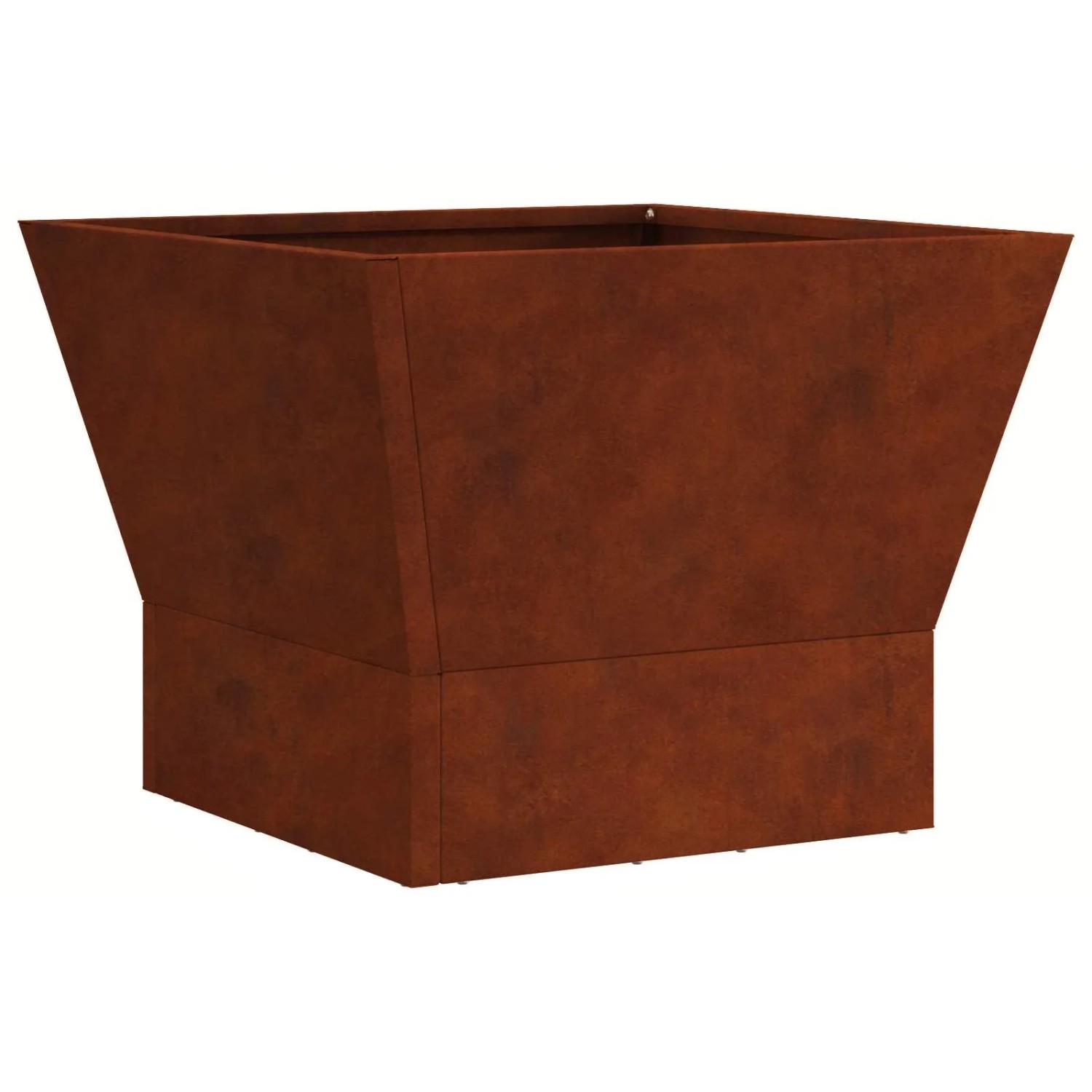 vidaXL Feuerstelle Braun 40 x 40 x 35 cm Wetterfeststahl 858909
