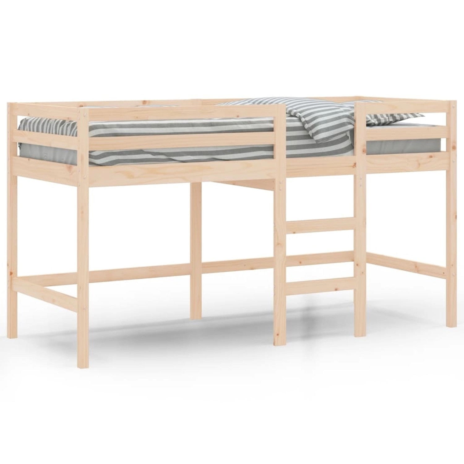 vidaXL Kinderhochbett mit Leiter 80x200 cm Massivholz Kiefer1926833 günstig online kaufen