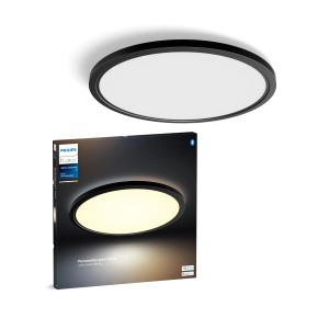 Philips Hue LED-Panel Tento White Ambiance XL Schwarz Ø 54,2 cm