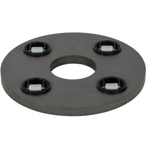 Pflanzwerk Pflanzenroller, ultraflach, Ø 28cm, mit vier Rollen. Ideal für Pflanzkübel.