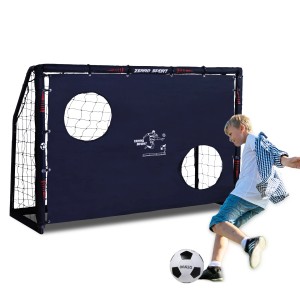 CCLIFE Fussballtor mit Torwand 180cm Fußballtor für Garten Training Spiel Für Erwachsene Kinder 180x120x60cm