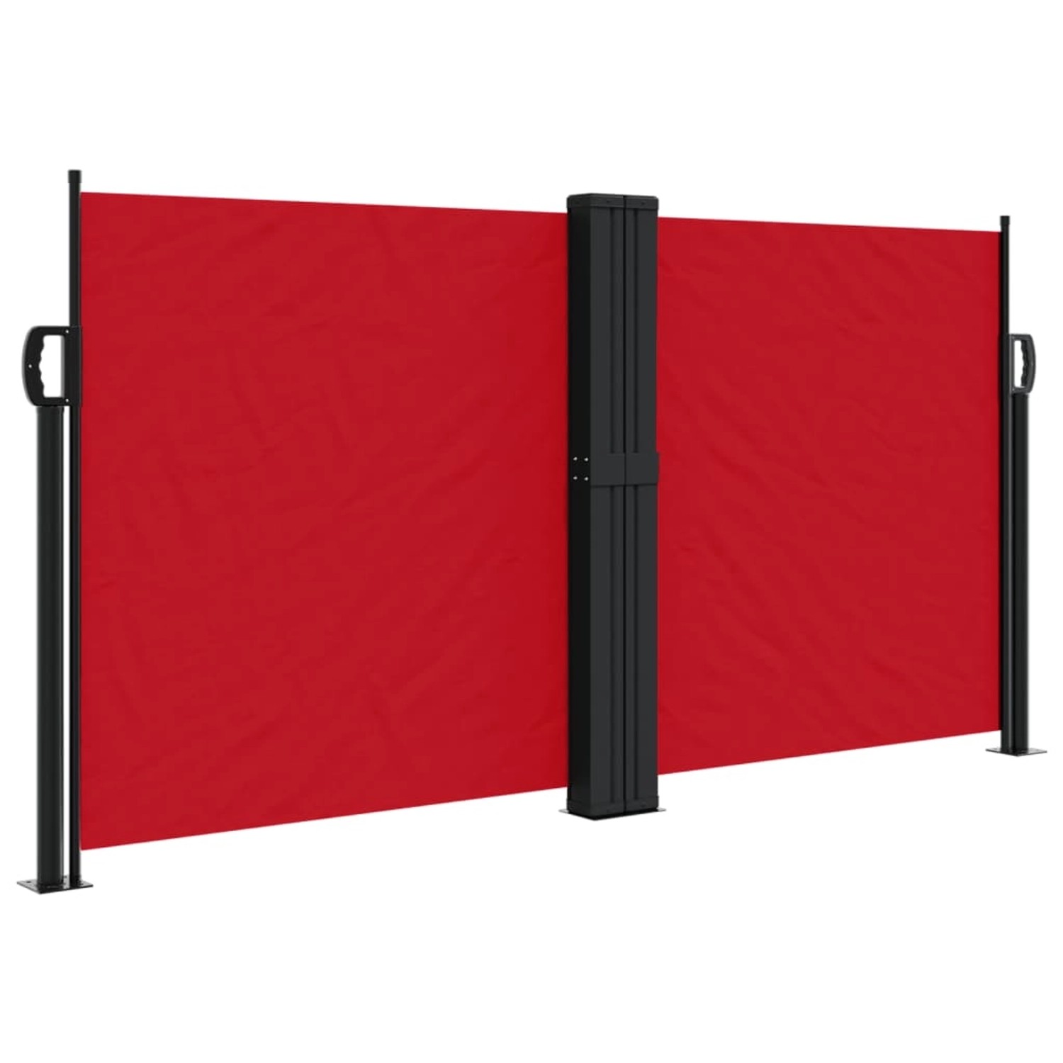 furnicato Seitenmarkise Ausziehbar Rot 120x600 cm günstig online kaufen