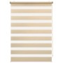 Sekey Doppelrollo 80x100cm Gelb-Leinen, blickdicht, ohne Bohren für Fenster.