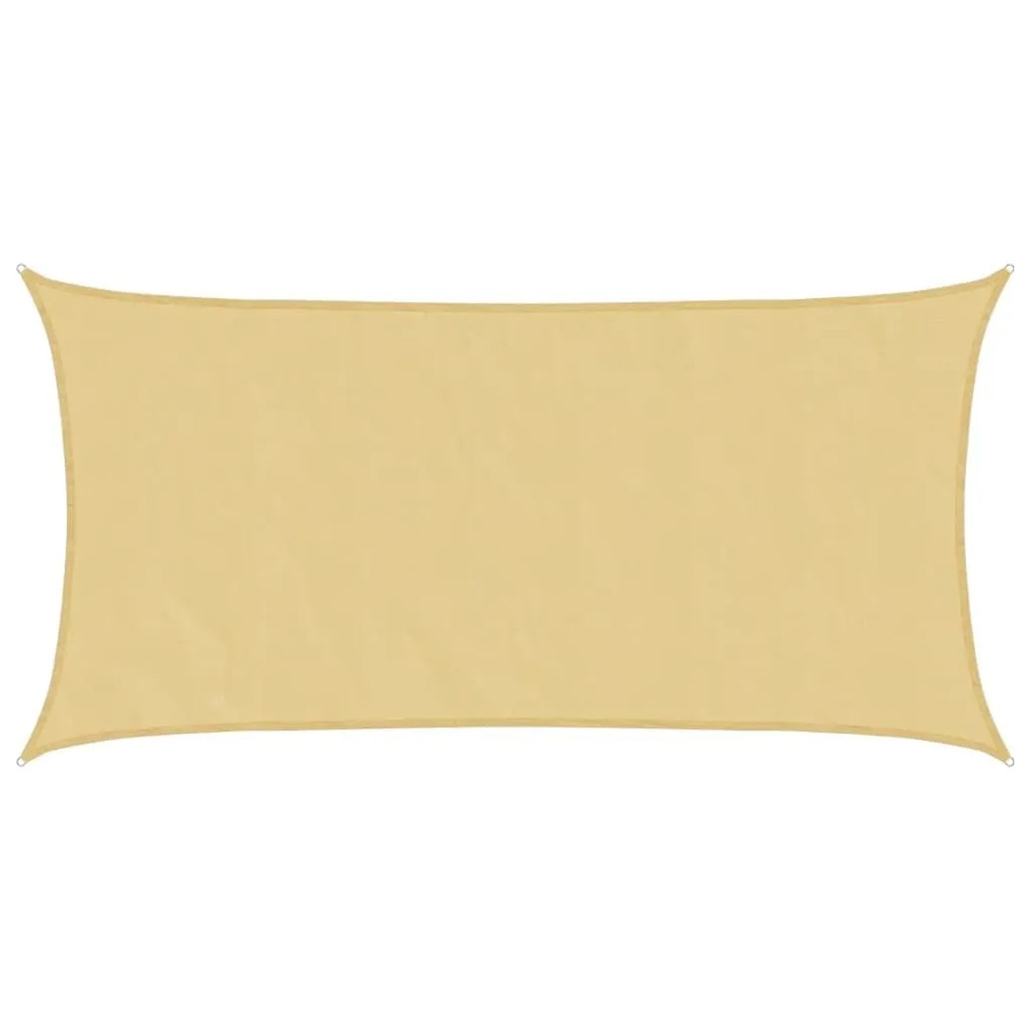 Furnicato Sonnensegel Sandfarbe 4x2 M 100% Polyester Oxford