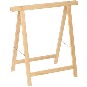 Klappbock Allgäu FSC® aus naturbelassenem Nadelholz, ideal für Heim- und Handwerker.