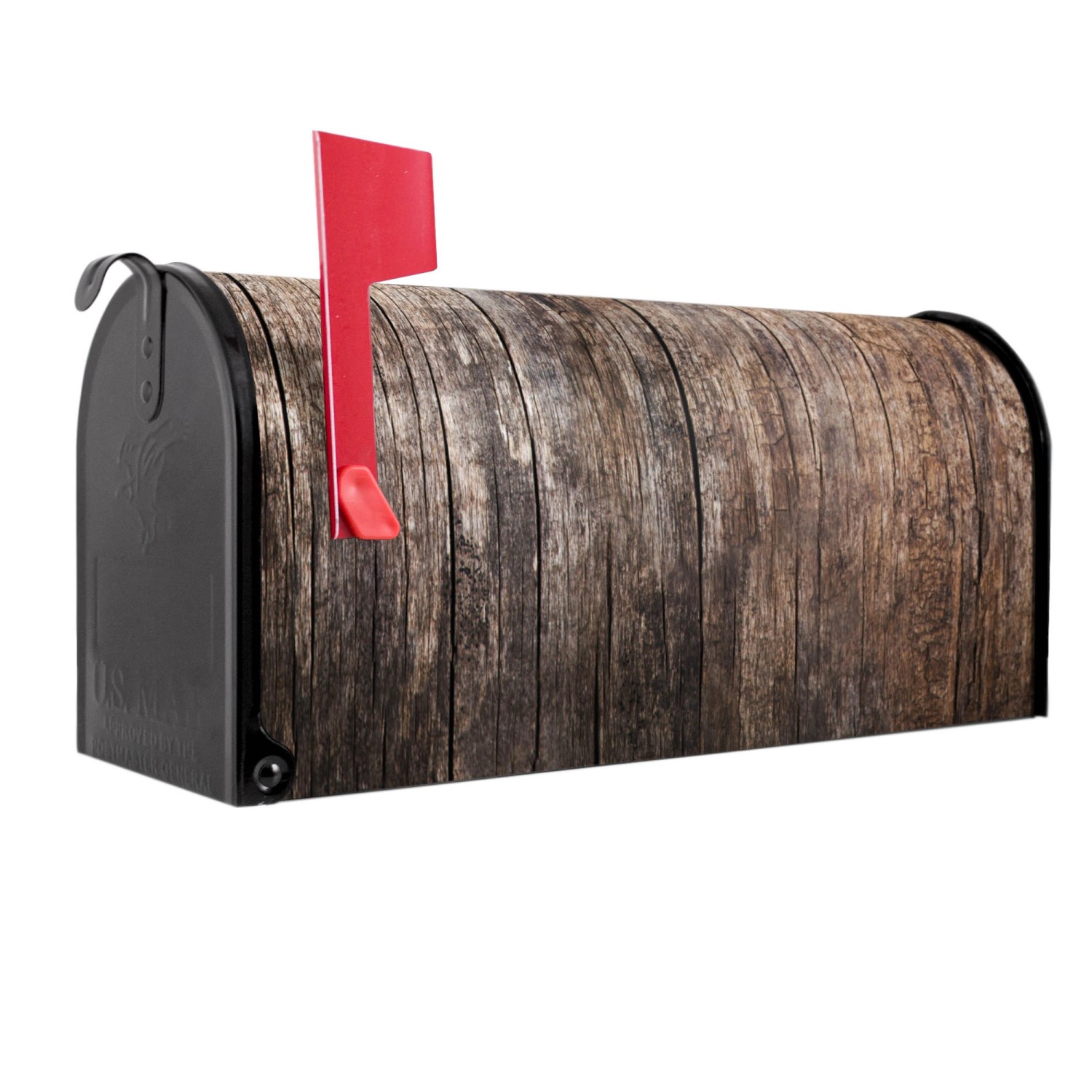 Banjado Amerikanischer Briefkasten Schwarz 48x22x16cm US Mailbox Letterbox günstig online kaufen