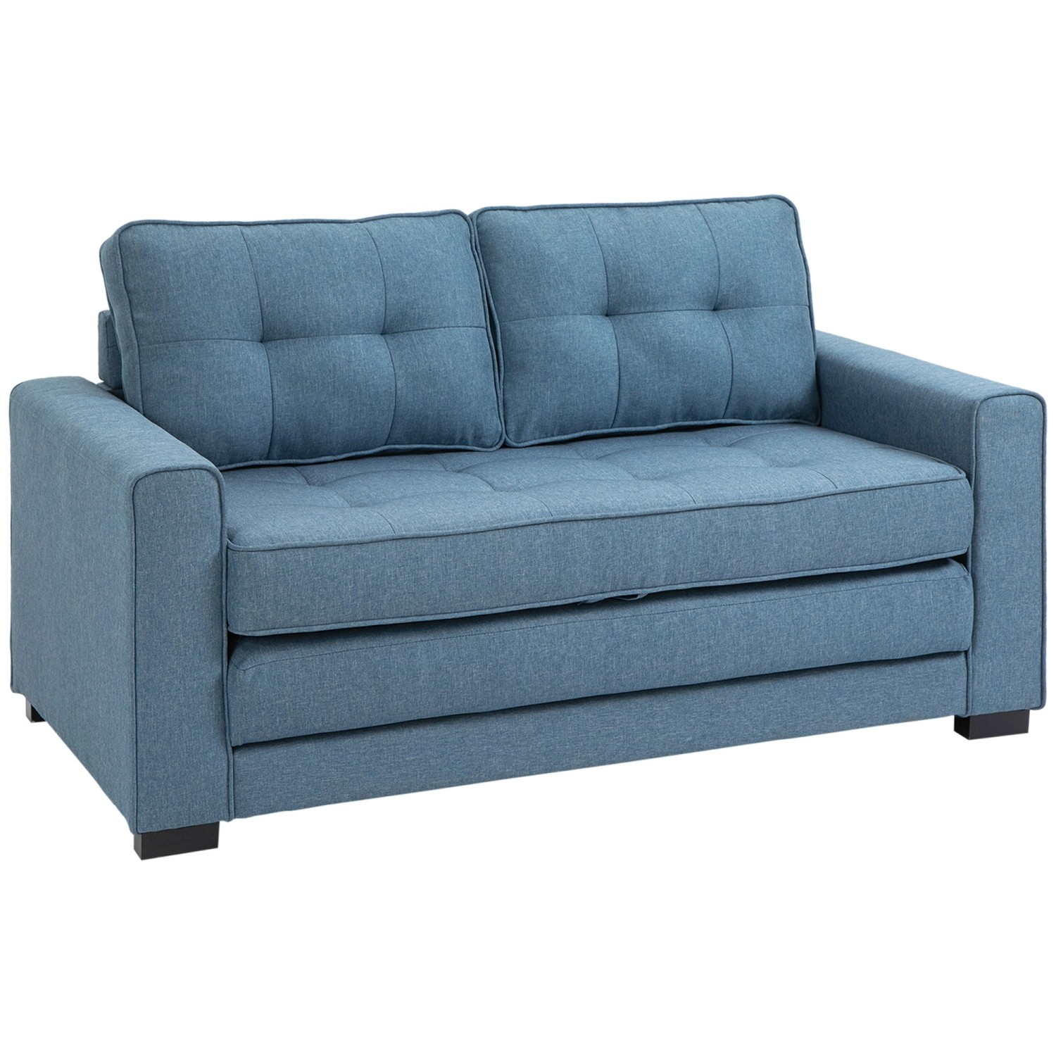 HOMCOM Schlafsofa 2-Sitzer mit Schlaffunktion 147,5 x 75 x 85cm günstig online kaufen