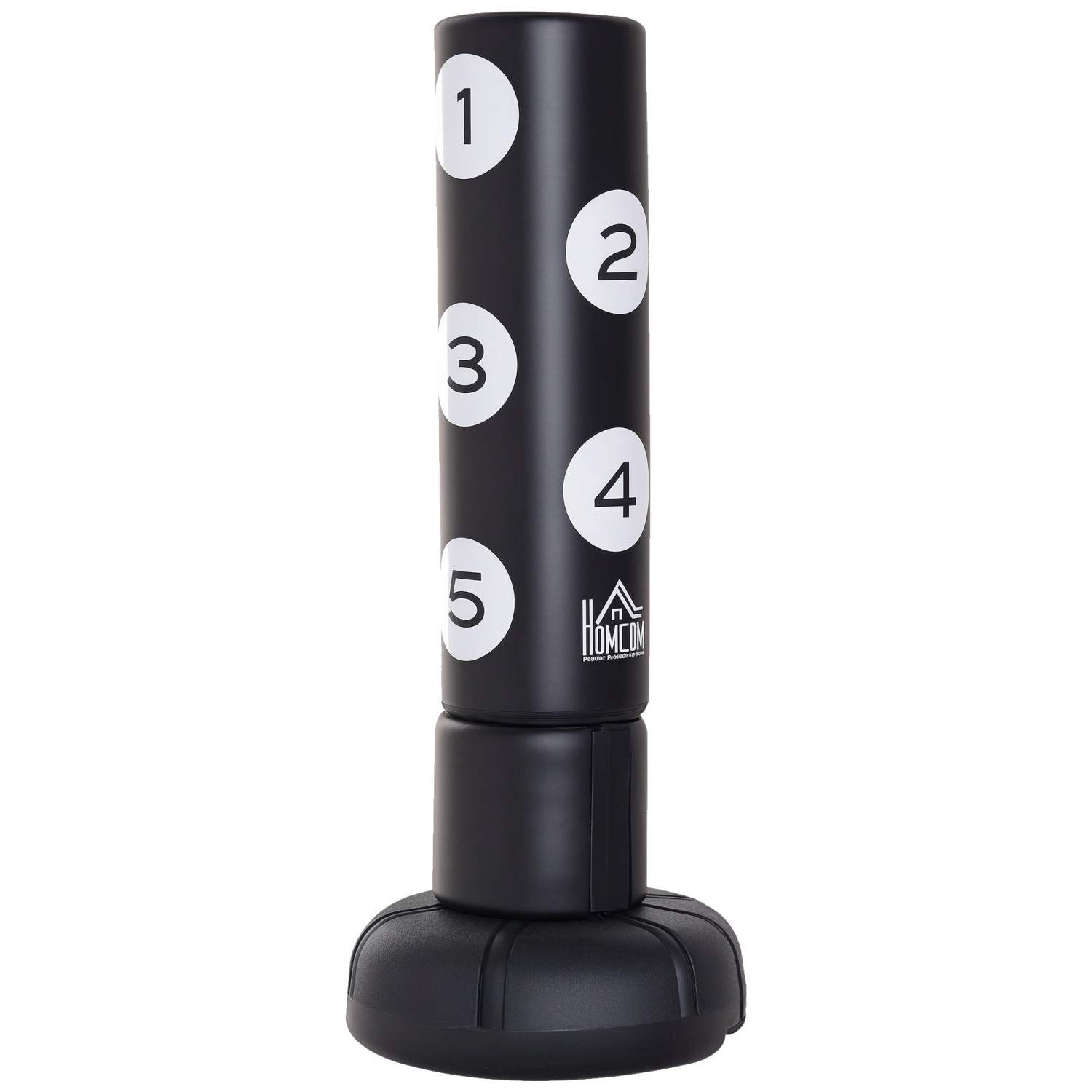 Thumbnail - HOMCOM Standboxsack HDPE Kunststoff EPE Schwarz B70 x T70 x H176 cm