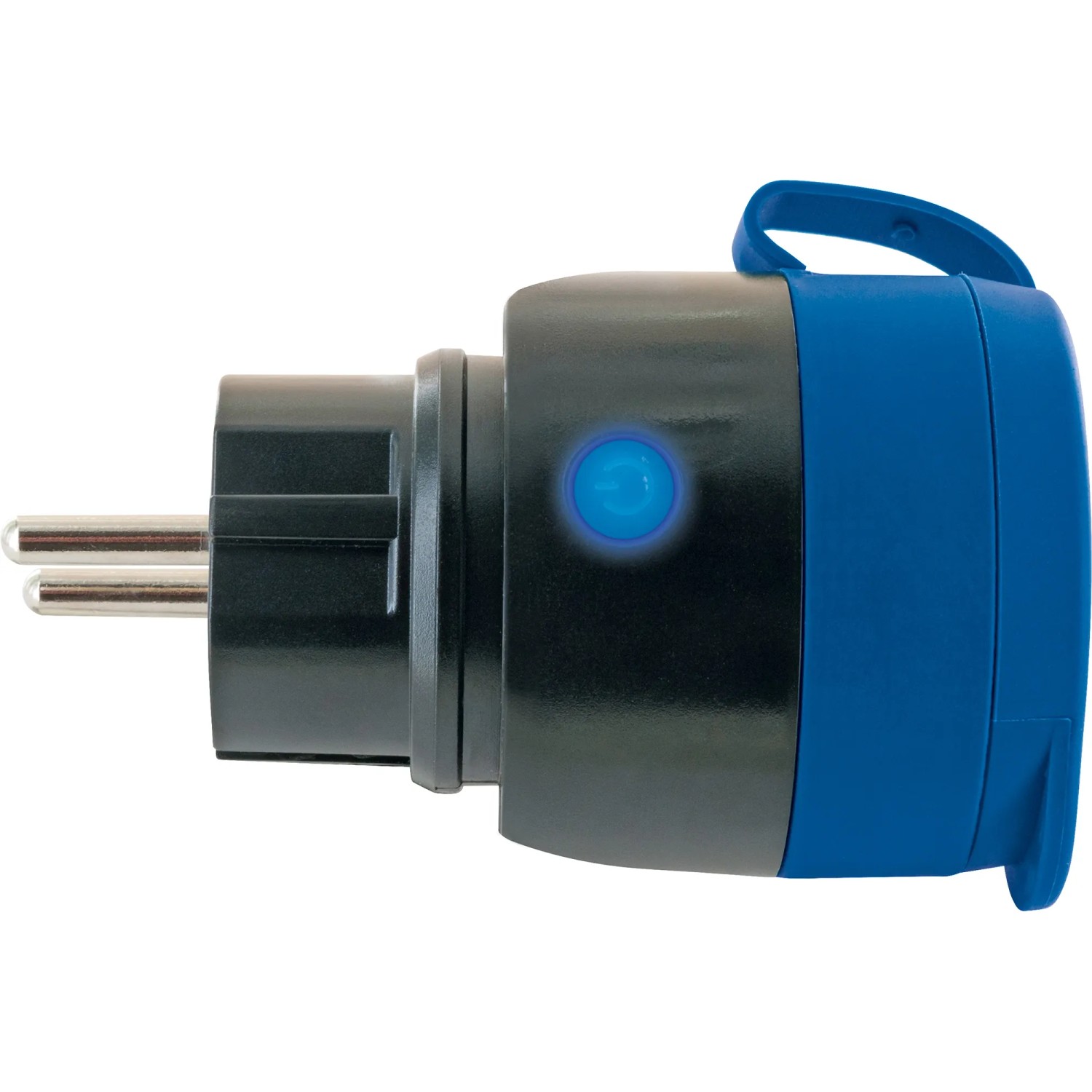 Schwaiger Outdoor WLAN Steckdosenadapter mit Einspeisemessfunktion für Balkonkraftwerke.