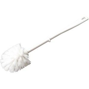 Weiße Bürstenmann WC-Ersatzbürste aus Kunststoff für WC-Garnituren.