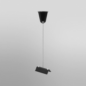 Ledvance Schienensystem Aufhängungssatz in Schwarz, 6,1 cm für flexible Beleuchtung.