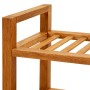 vidaXL Schuhregal mit 4 Etagen 100x27x80 cm Massivholz Eiche 331750_5