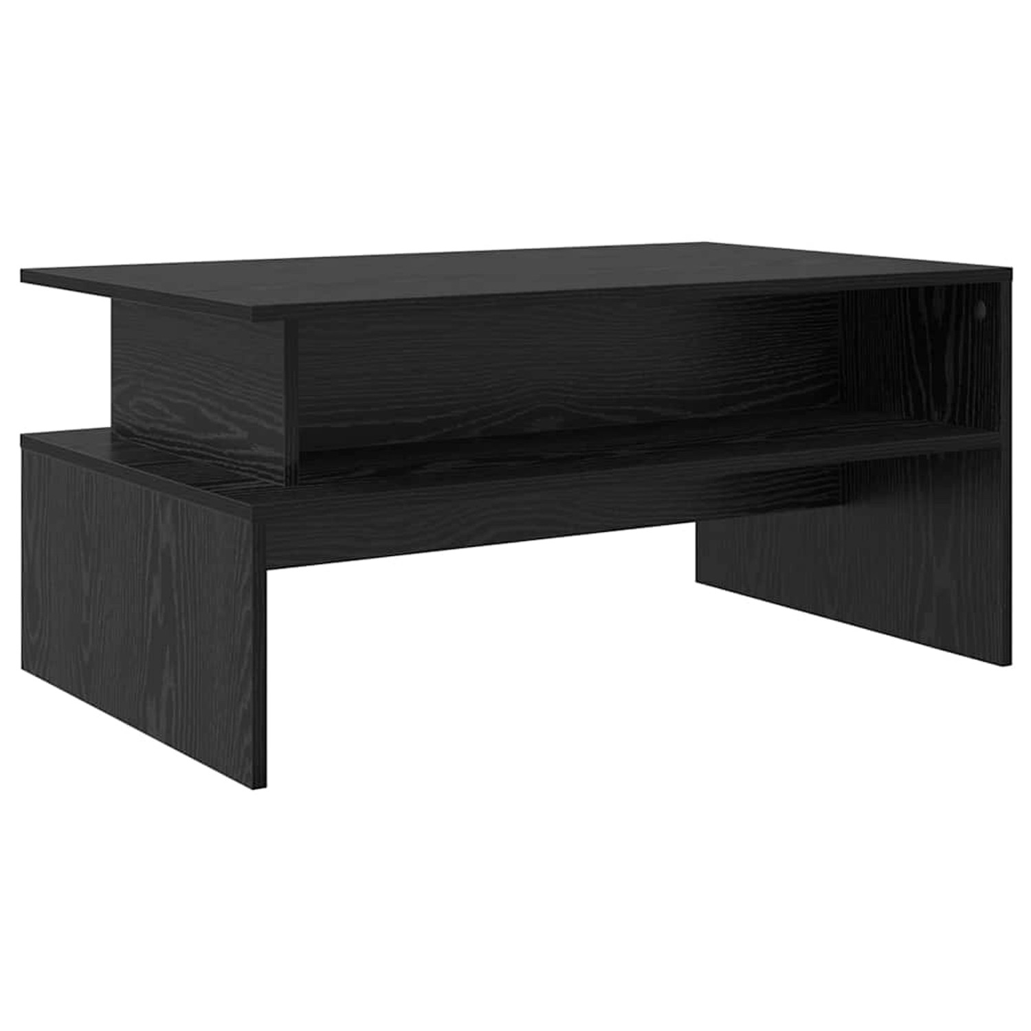 vidaXL Couchtisch Schwarz Eichen-Optik 90 x 55 x 42,5 cm Holzwerkstoff 8751 günstig online kaufen