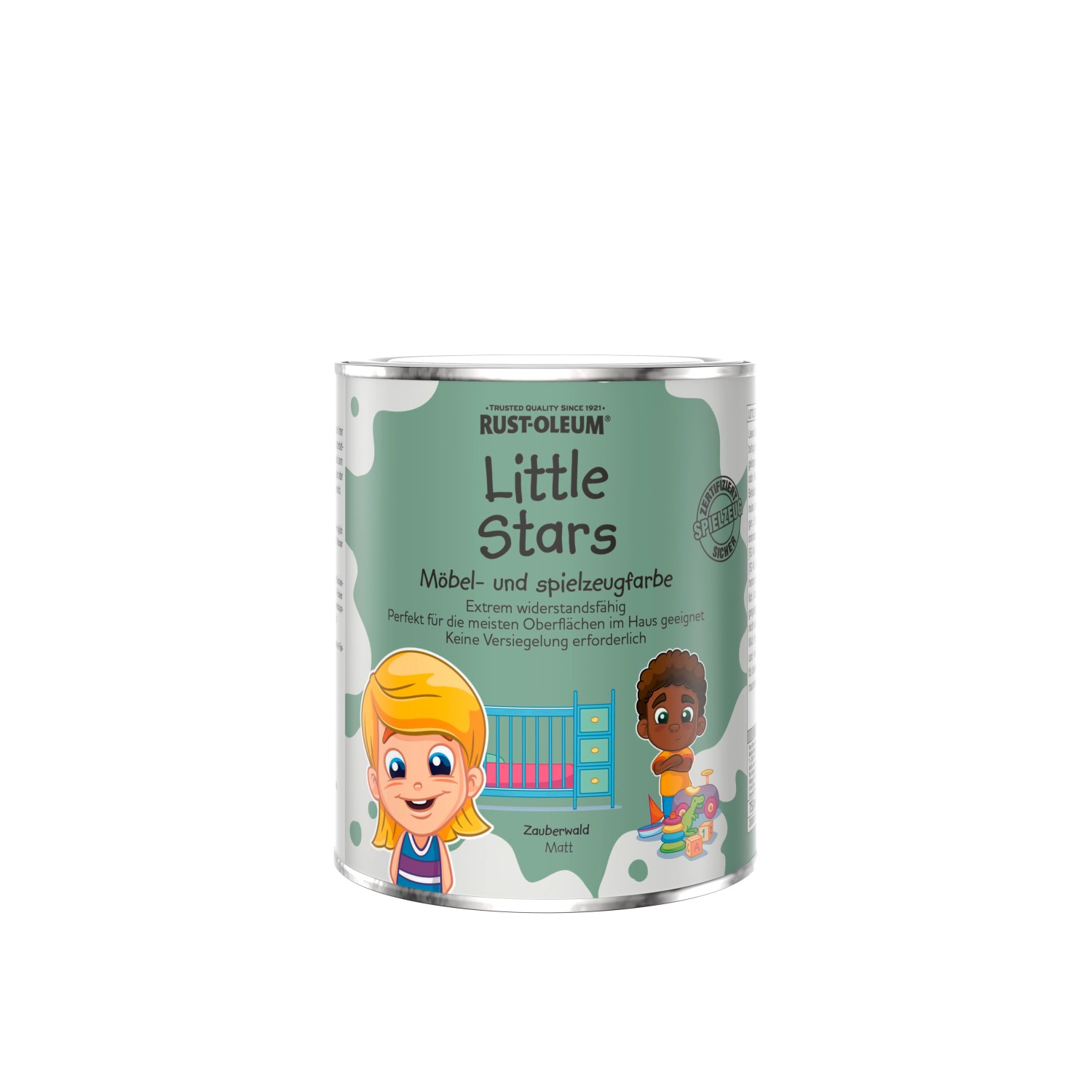 Rust-Oleum Little Stars Möbel- und Spielzeugfarbe Zauberwald 750 ml