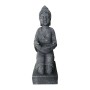 Relaxdays Buddha Figur Polyresin Grau Wetterfest Frostsicher 43 cm x 16 cm x 15 cm