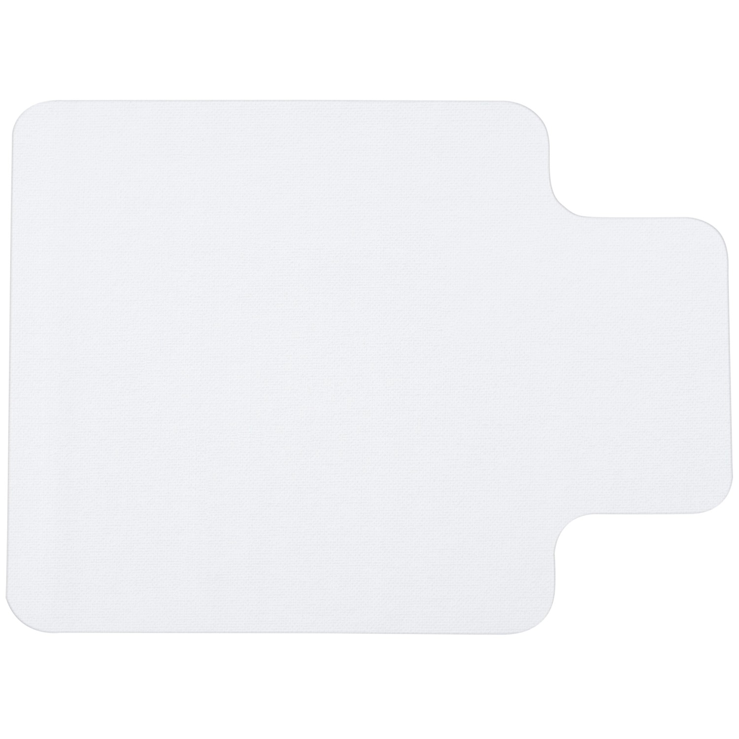 HOMCOM Bodenschutzmatte 90 x 120 cm Bürostuhl Unterlage in Transparent günstig online kaufen