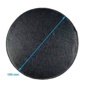 AIR2GO Aktivkohlefilter (2 Stk.) für Junker Dunstabzugshaube, Ø 189mm.