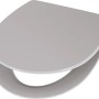 Grauer WC-Sitz Cerro mit Absenkautomatik aus Polypropylen.