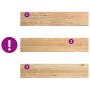 vidaXL Treppenstufen 20 Stk Unbehandelt 120x25x2 cm Massivholz Eiche 3282946_7