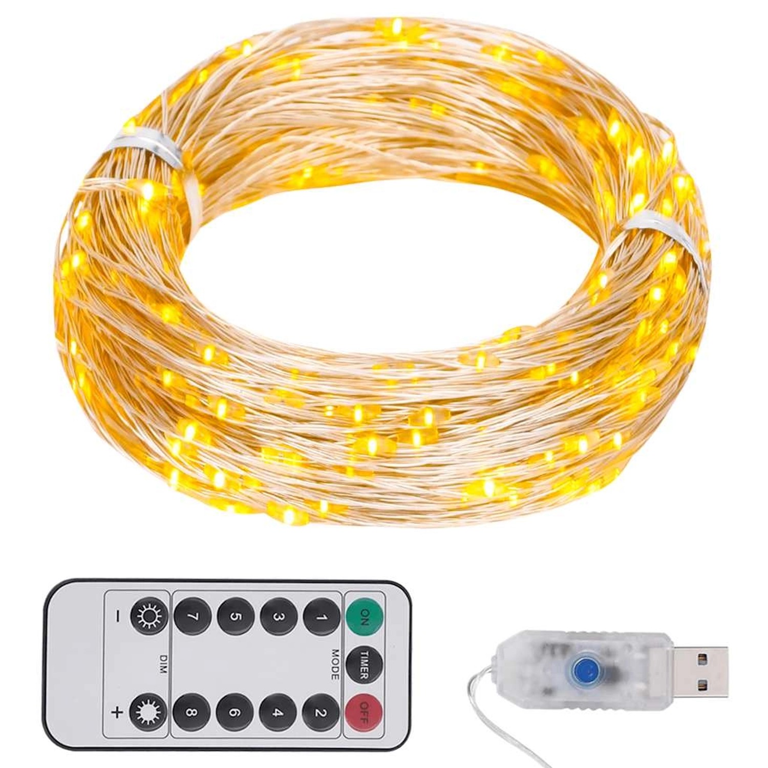 vidaXL LED-Lichterkette mit 150 LEDs Warmweiß 15 m 330048