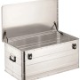 Offene LUX Aluminiumbox, 140 l, ideal zur Werkzeugaufbewahrung und Transport.