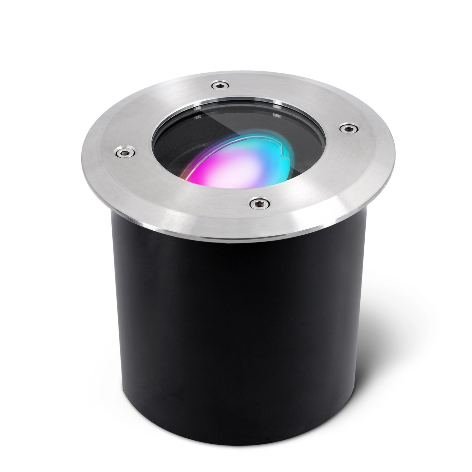 SSC-LUXon Jadina Bodenstrahler Außen Flach Smart RGB LED Schwenkbar mit WLAN Steuerung