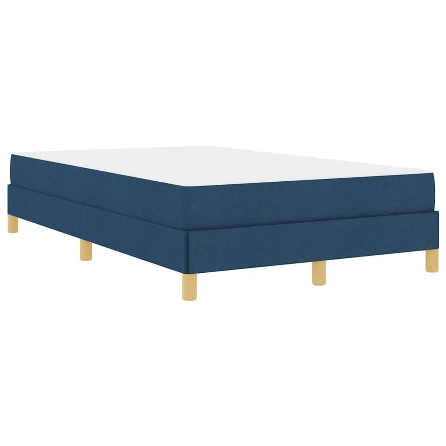 vidaXL Boxspringbett Blau 120 x 200 cm Stoff 3398562 günstig online kaufen