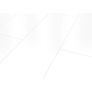 Weiße Classen Ceramin Fliesen Neo Vario, 118x39,2 cm, als Dekor-Paneele für Wand und Boden.