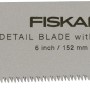 Fiskars Ersatzblatt Pro 19 TPI, 15 cm, für Gartensägen. Silbernes Sägeblatt mit feiner Zahnung.
