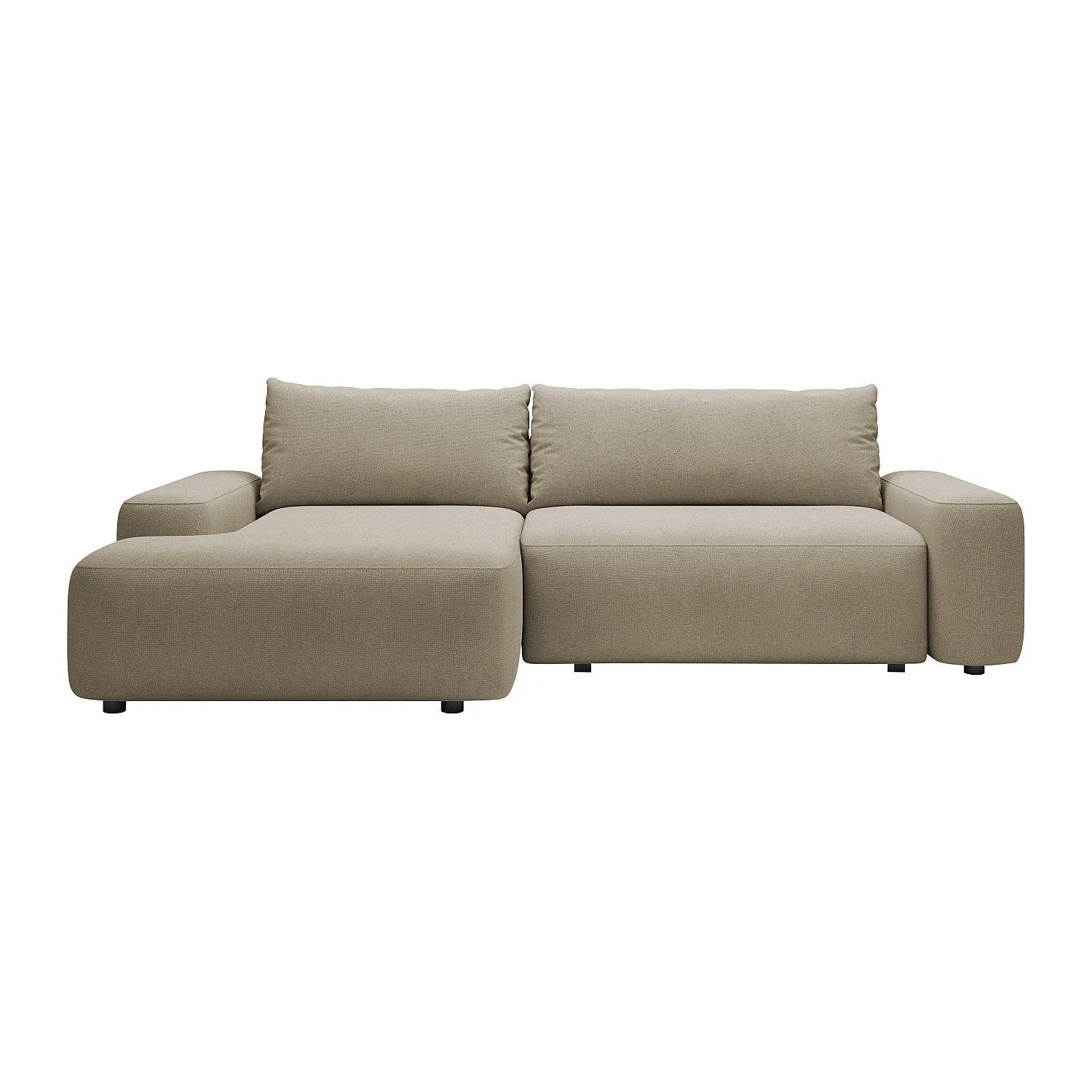 Vente-unique Schlafsofa Daviso Taupe 264 cm