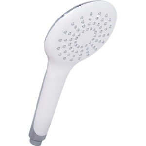 Handbrause in Weiß/Chrom für Schulte Komplettdusche Korfu II
