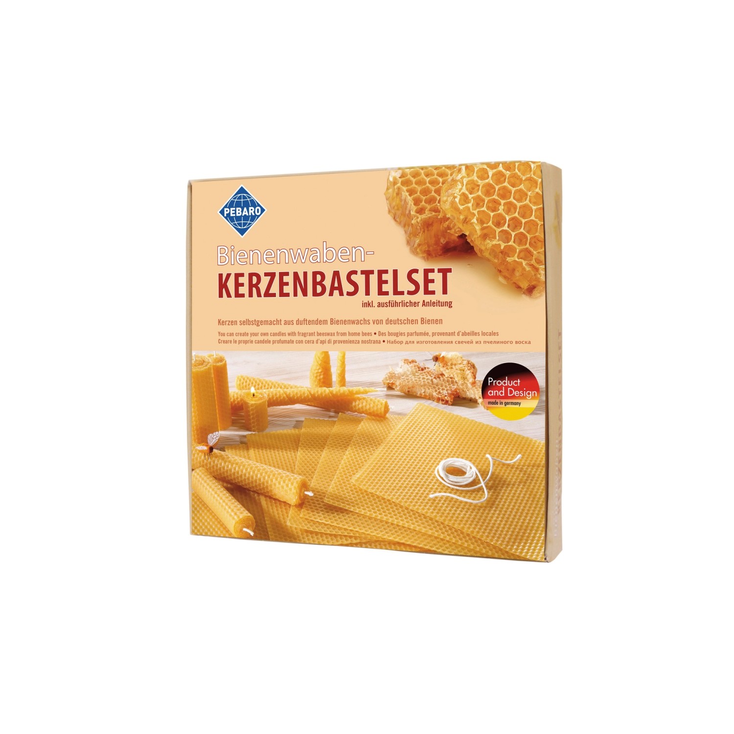 Pebaro Bienenwaben-Kerzenbastelset