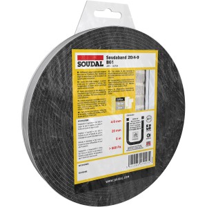 Soudal Fugendichtband Soudaband BG1, 20/4-9 mm, Rolle mit 8 m Länge.