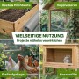 TTL GARDEN Wühlmausgitter 2,5m x 0,8m Verzinkt auf Rolle Drahtgitter Schutz für Hochbeet Rasen Pflanzen gegen Wühlmäuse_6