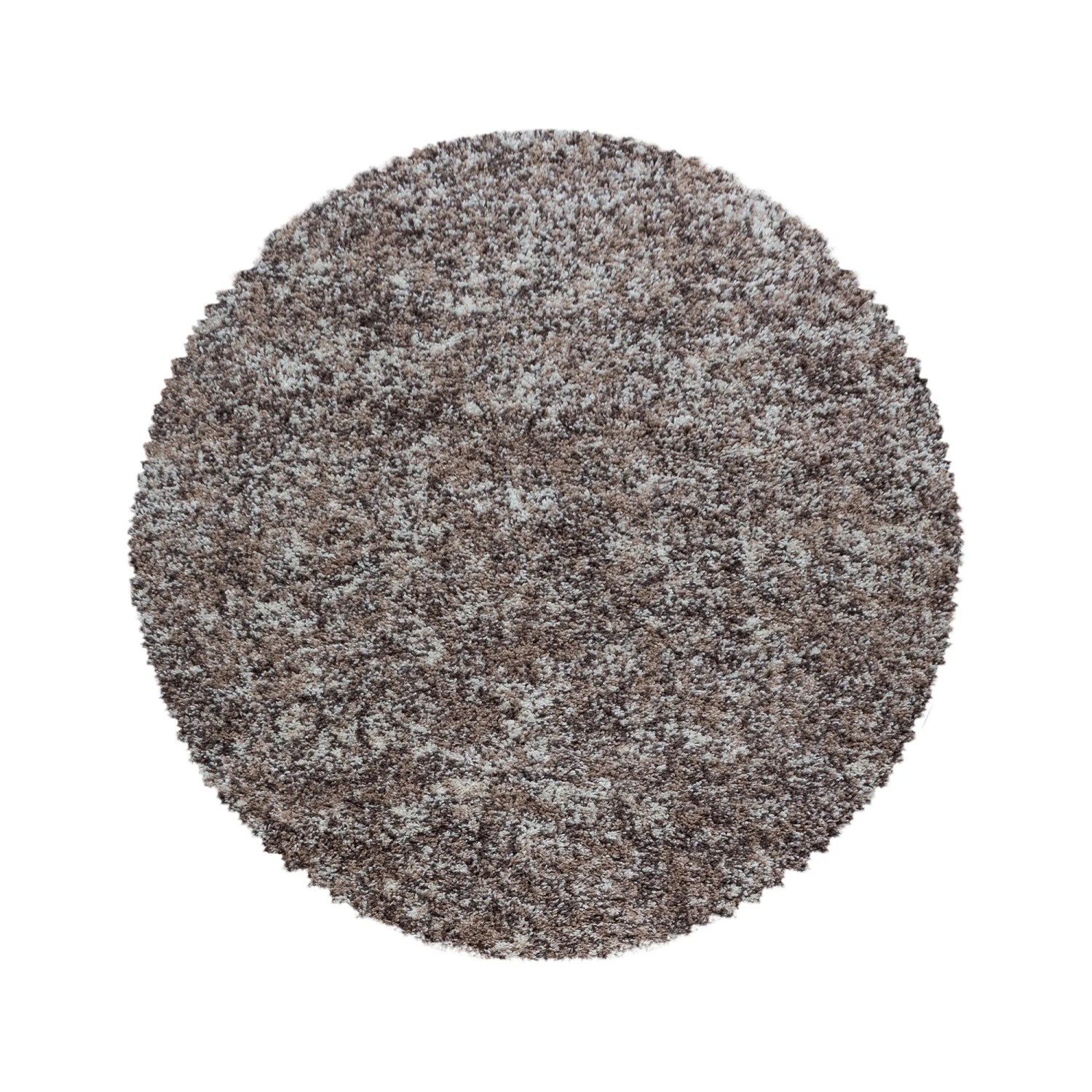 Ayyildiz Hochflorteppich Enjoy 4500 Beige Ø 160 cm