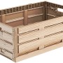 Klappbox Maxi im Holzdekor, 38,6 l, ideal zur Aufbewahrung und platzsparend zusammenklappbar.