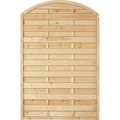 T & J Sichtschutzzaun MaxiBogenSerie Grün 120 x 180/160 cm kaufen bei OBI