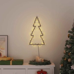 Weihnachtsbaum-Silhouette mit 80 LEDs als Weihnachtsbeleuchtung.