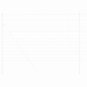 vidaXL Wildzaun Feuerverzinkt 1000 x 150 x 0,18 cm Eisen 42005791