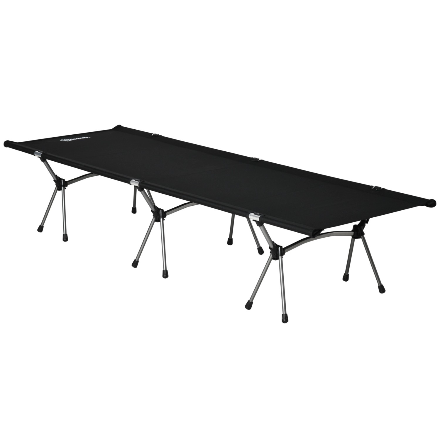 Outsunny Feldbett 600D Oxford 7075 Luft-Aluminium Schwarz 190L x 65B x 38Hc günstig online kaufen