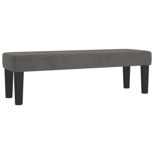 vidaXL Sitzbank Dunkelgrau 100x30x30 cm Samt 346667