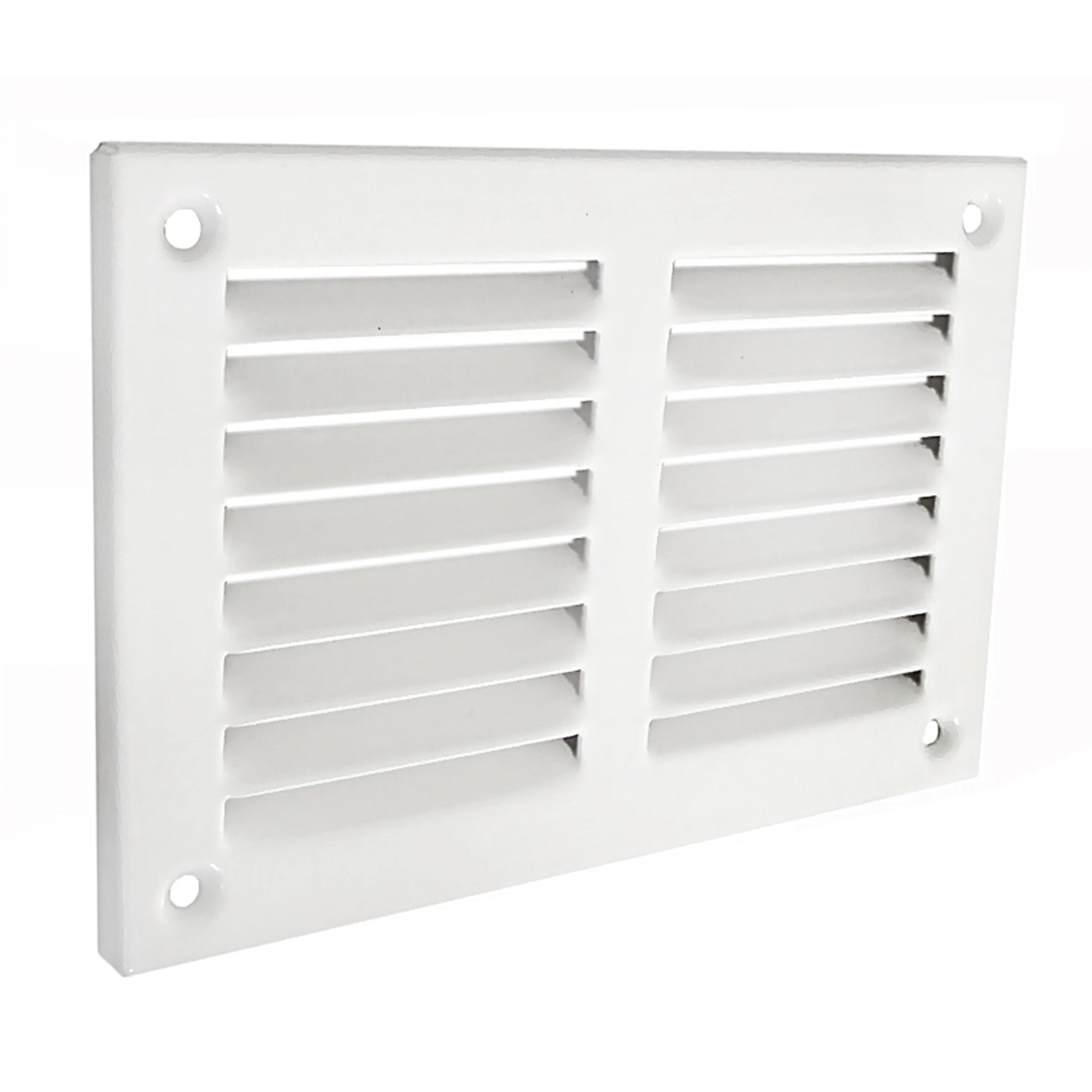Häusler Lüftungsgitter LG 50305 Alu weiß Zuluft Abluftgitter 130 x 90 mm günstig online kaufen