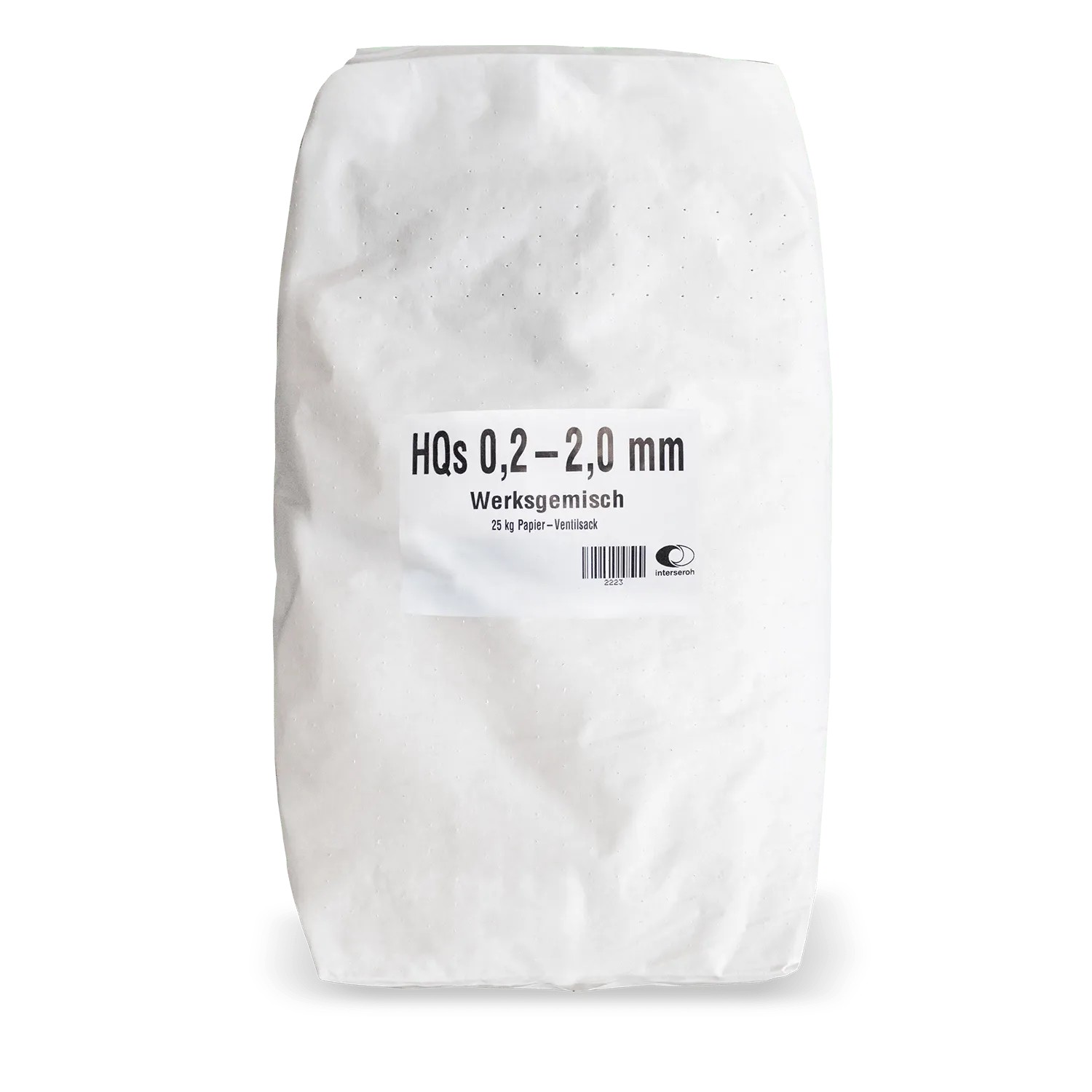 Weißer 25 kg Papiersack Galamio Aquariensand, Körnung 0,2-2,0 mm, für Aquarien.
